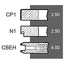 Set Segmenti  104mm
