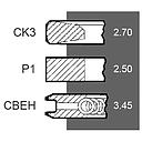 Set Segmenti 34-474  102mm